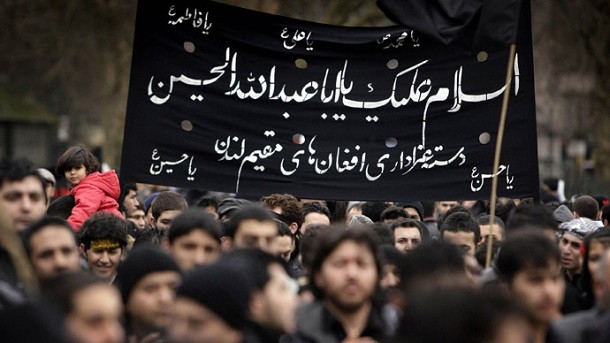 Shiite Muslims demonstarition Hyde Park London Shiite Muslims demonstarition Hyde Park London
