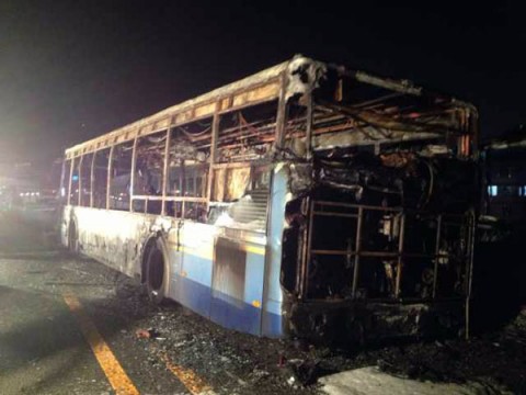 47 persons were killed in blaze in bus in China on Friday.