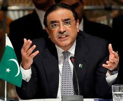Pakistan president Asif Ali Zardari: File Pic