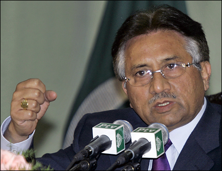 File picture of Pakistan’s former president Parvez Musharraf.