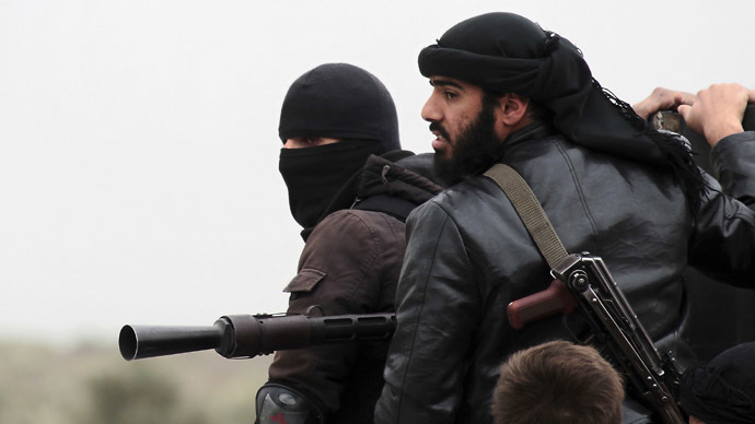 Syrian rebel Fighters of the jihadist group Al-Nusra Front Syrian rebel Fighters of the jihadist group Al-Nusra Front