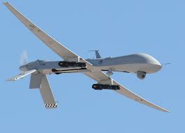 File Picture of drone flying in air.