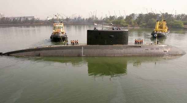 File picture of Indian submarine INS Sindhurakshak.