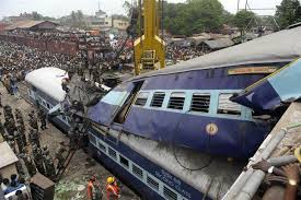 File picture of train mishap in India. 