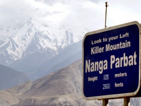 View of Nanga Parbat mountain in Pakistan. File Pic