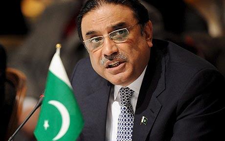 File picture of former Pakistan president Asif Ali Zardari.