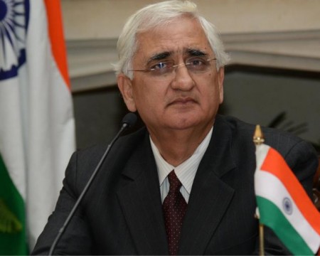 Indian Foreign Minister Salman Khurshid. File Pic