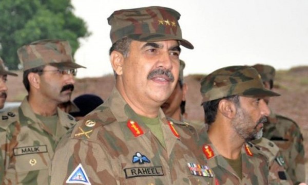 Pakistan’s new army chief Lt Gen Raheel Sharif. File pic