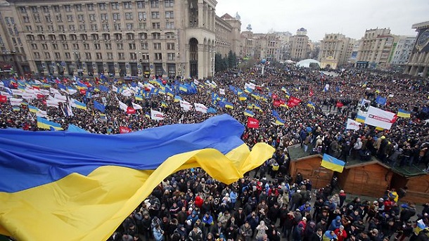 ukraine protests the footsteps of a kind of revolution breaking