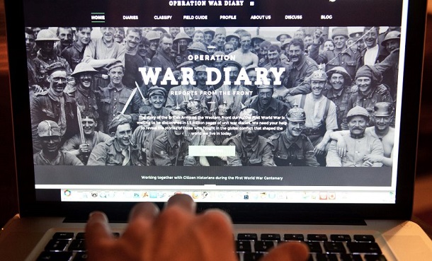 World War I centenary - Britain's War Diaries go online World War I centenary - Britain's War Diaries go online