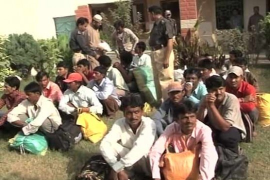 Indian fishermen waiting to return to country after being released by Pakistan. File Pic
