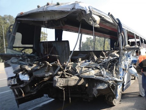 Vehicle totally damaged in accident: File Pic