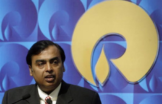 Indian business tycoon Mukesh Ambani.