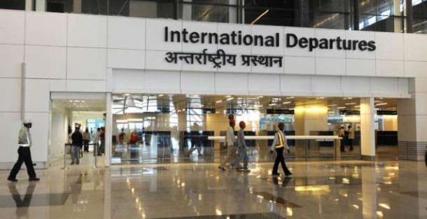 Indira Gandhi International airport in New Delhi. File Pic