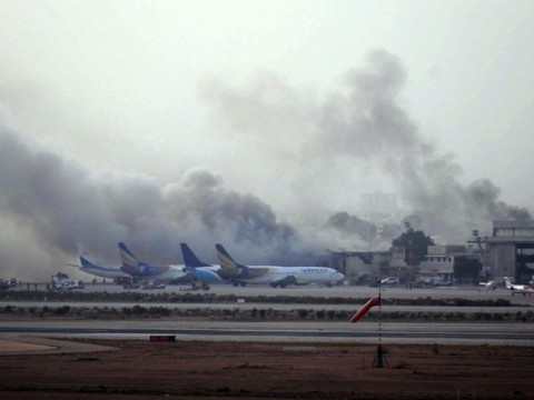 Karachi Airport again under militant attack. File Pic