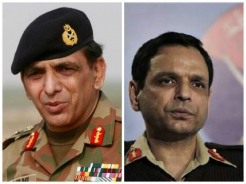 General (Retd) Ashfaq Kayani and Major Gen (Retd) Attar Abbas.  