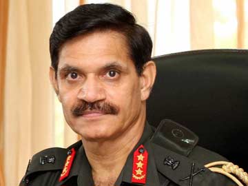 File pic of  new Indian army chief Dalbir Singh Suhag.