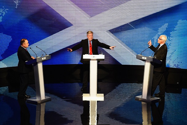 Television Debate Between Alex Salmond And Alistair Darling Television Debate Between Alex Salmond And Alistair Darling