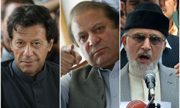 Who will emerge winner? Imran Khan, PM Nawaz or cleric Tahir-ul-Qadri.