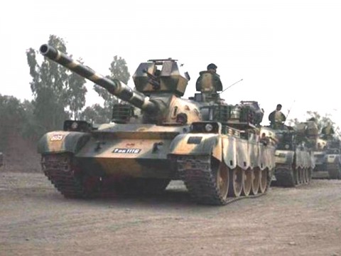 Pakistan army tanks in North Waziristan. File Pic