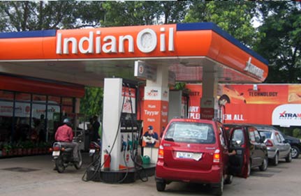 A petrol pump in India. File Pic