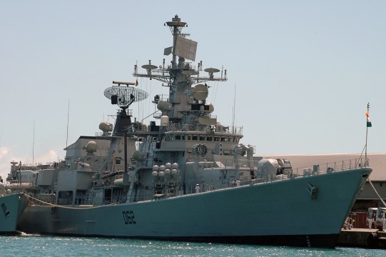 India’s naval war ship. File pic
