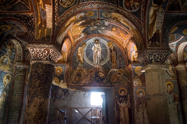 Cappadocia first Christianity Churches inside graves