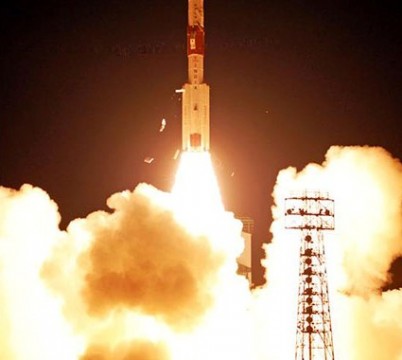 India launching navigation satellite. File Pic