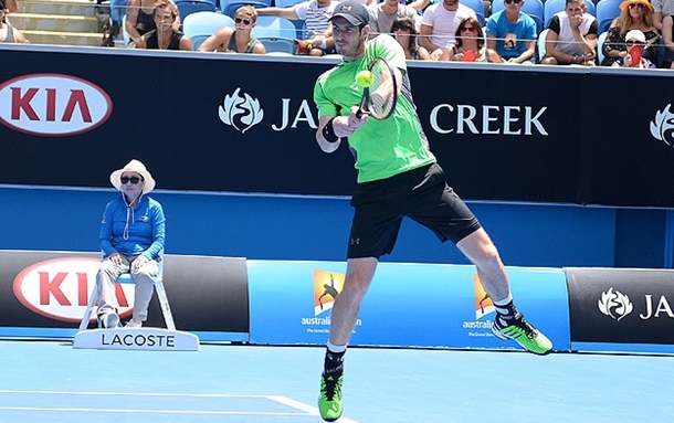 British tennis player Andy Murray Australian Open final