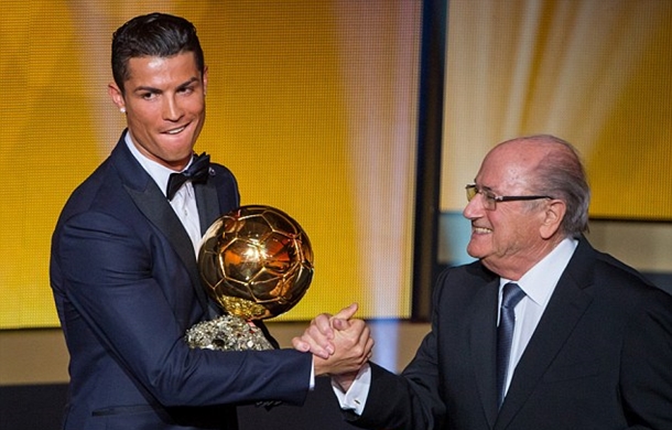 Ronaldo wins FIFA Ballon d'Or