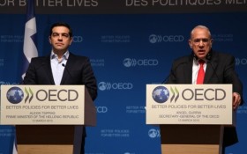 Greek leader hails cooperation deal with OECD item-thumbnail