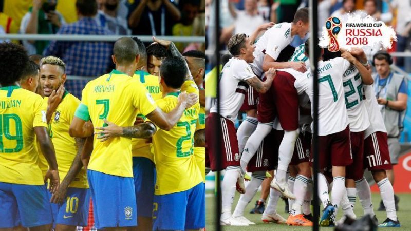 Brazil-Mexico, Belgium-Japan in round 16 Brazil-Mexico, Belgium-Japan in round 16