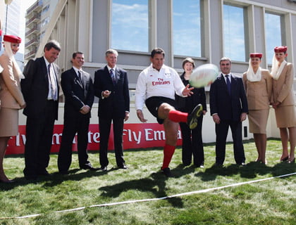 Rugby Dünya Kupası Resmi Sponsoru Emirates