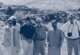 ISI ve CIA Direktörleri Mücahid kampındalar yıl 1987