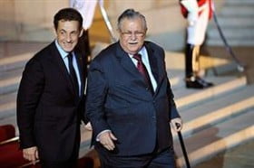 Irak Devlet Başkanı Talabani Fransa'da