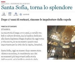 Ayasofya La Stampa