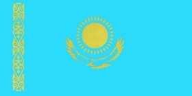 flag kazakhstan