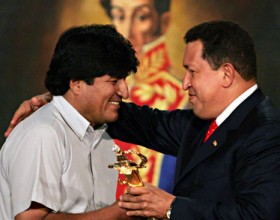 evo morales venezuella