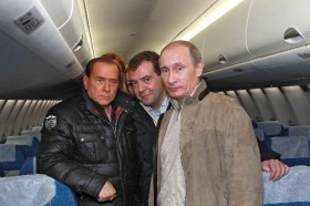 soci berlusconi medvedev putin