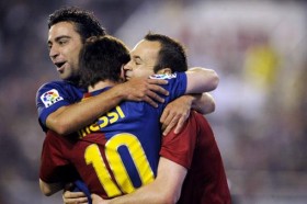 xavi messi iniesta