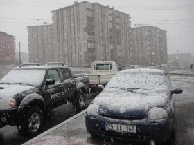 erzurum 20nisan kar