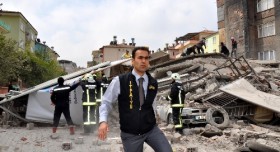 Malatya'da çöken bina malatya coken bina