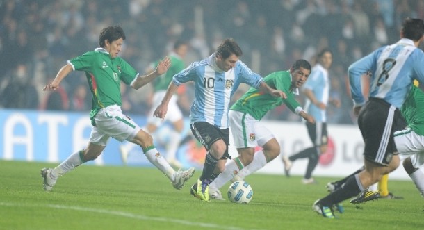 messi bolivya maci