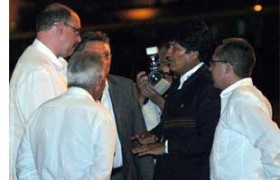 evo morales kuba