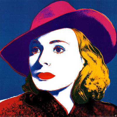 Warhol, Ingrid Bergman warhol ingrid bergman