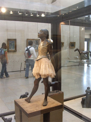 Degas 'nın balerin heykeli degas balerin heykeli