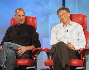 steve jobs bill gates e1319282781513