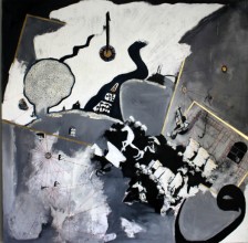 Beklenen Zafer, 2011, tuval üzerine karışık teknik, beklenen zafer 2011