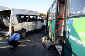 gaziosmanpasa iett otobusu kaza