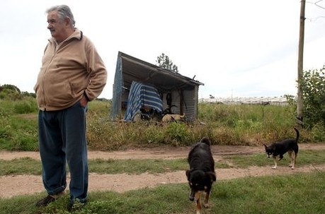 Uruguay Devlet Başkanı Jose Mujica, evi ve köpeği sahip olduklarının büyük bölümü !